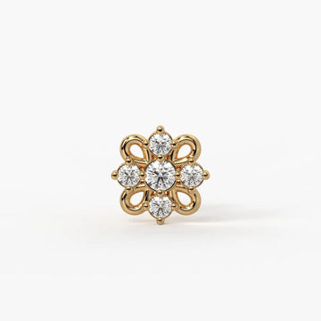 Petal Bloom Stud Nose Pin