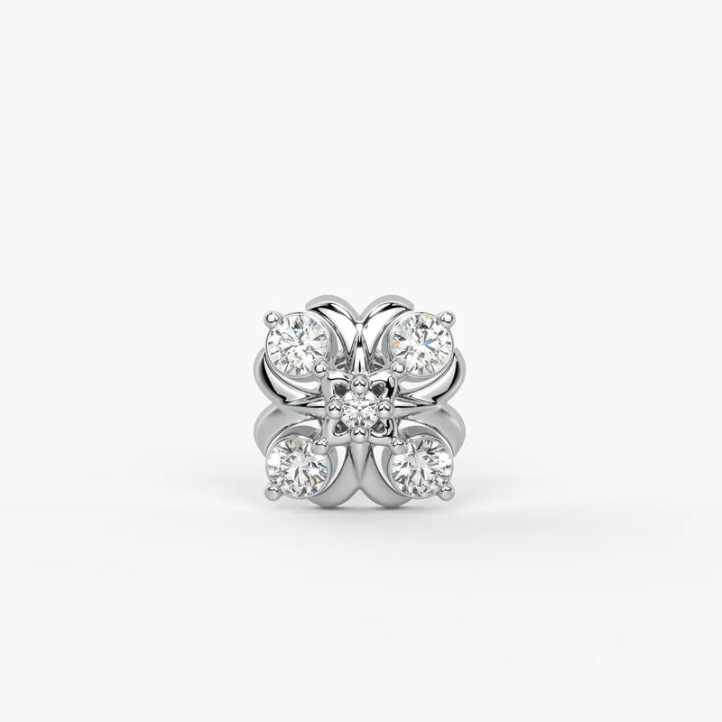 Floral Cluster Nose Pin
