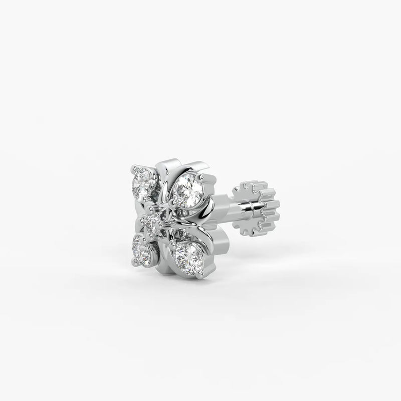 Floral Cluster Nose Pin
