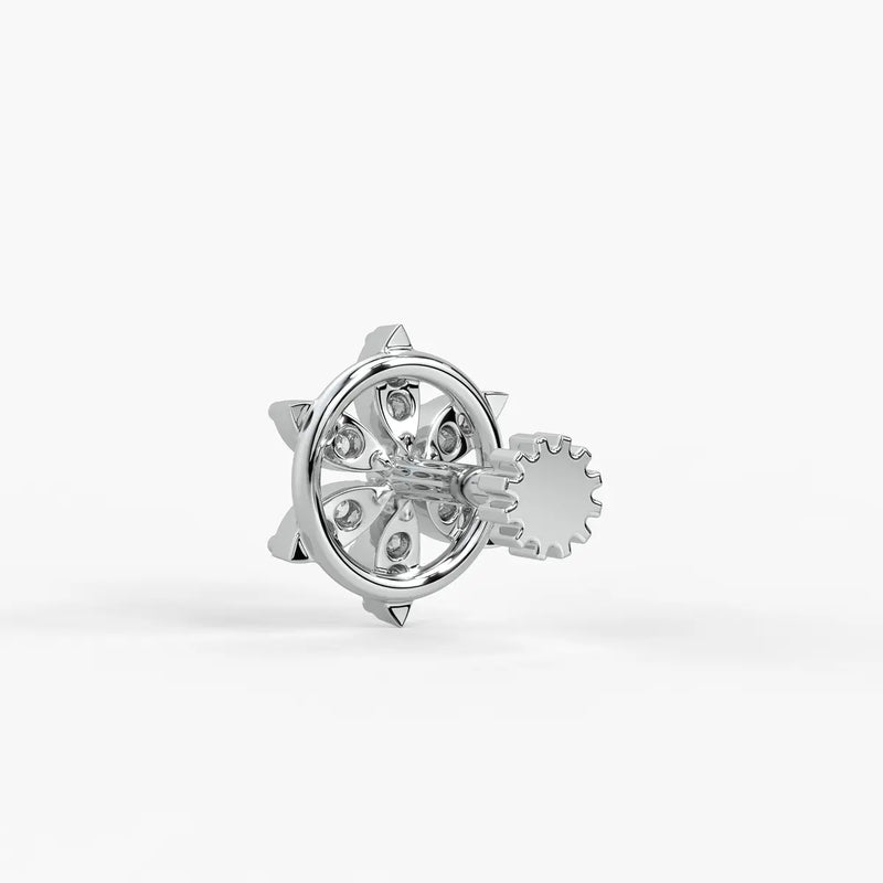 Star Wheel Screw Nose Pin