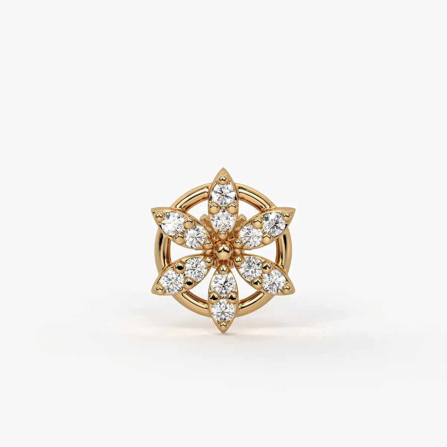 Star Wheel Screw Nose Pin
