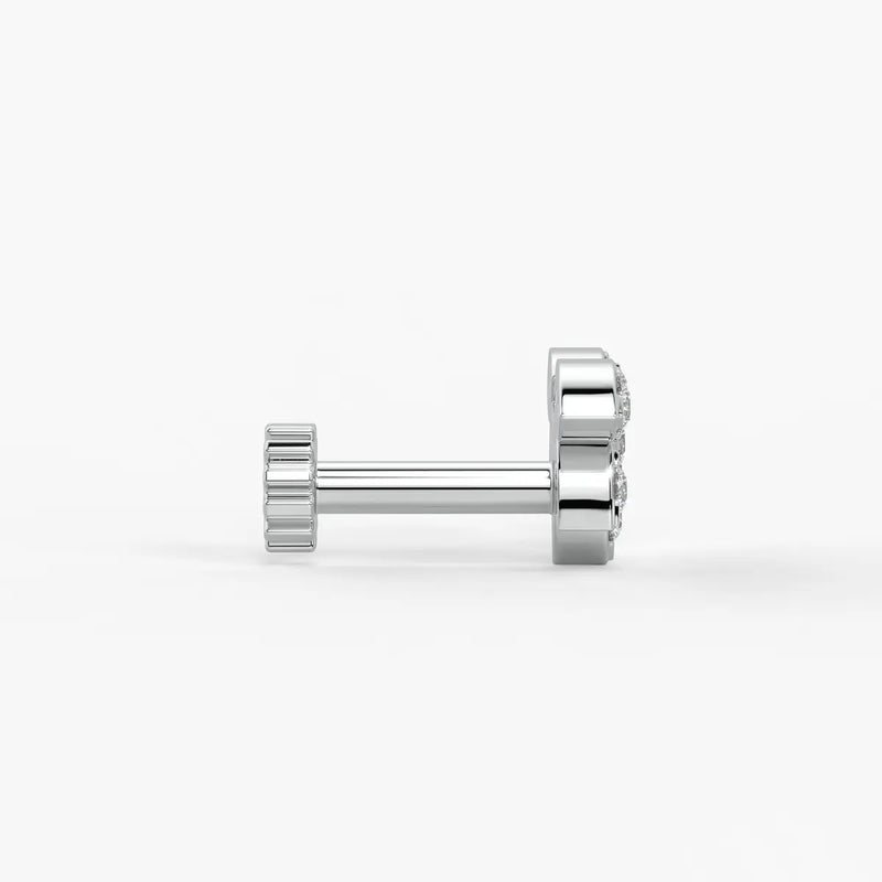 Petal Cluster Screw Nose Pin