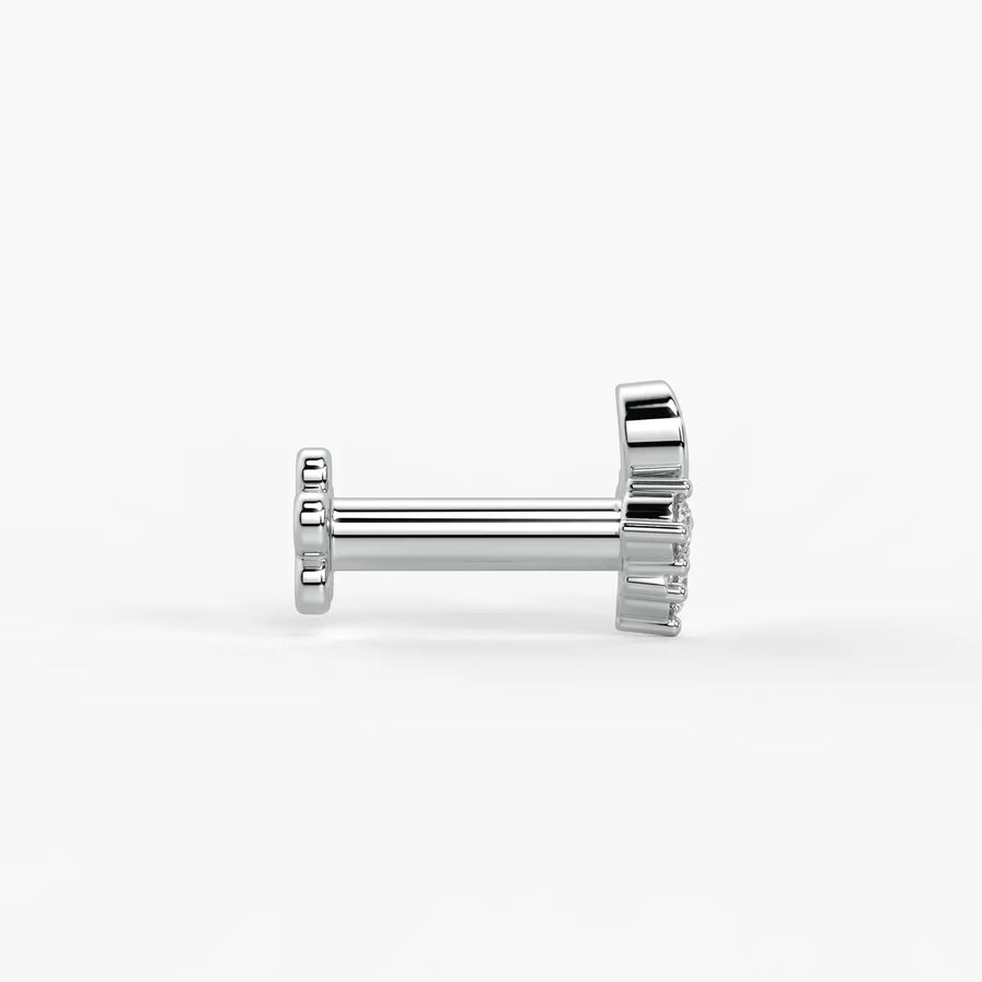 Infinity Twist Cluster Nose Pin