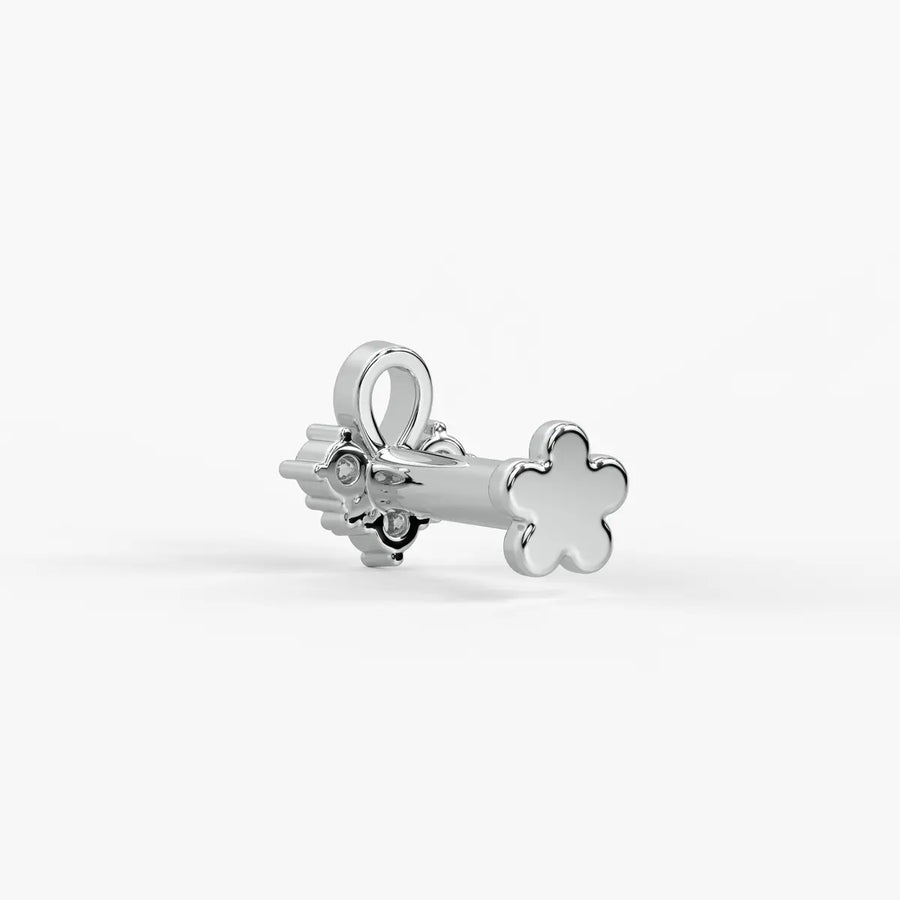 Infinity Twist Cluster Nose Pin