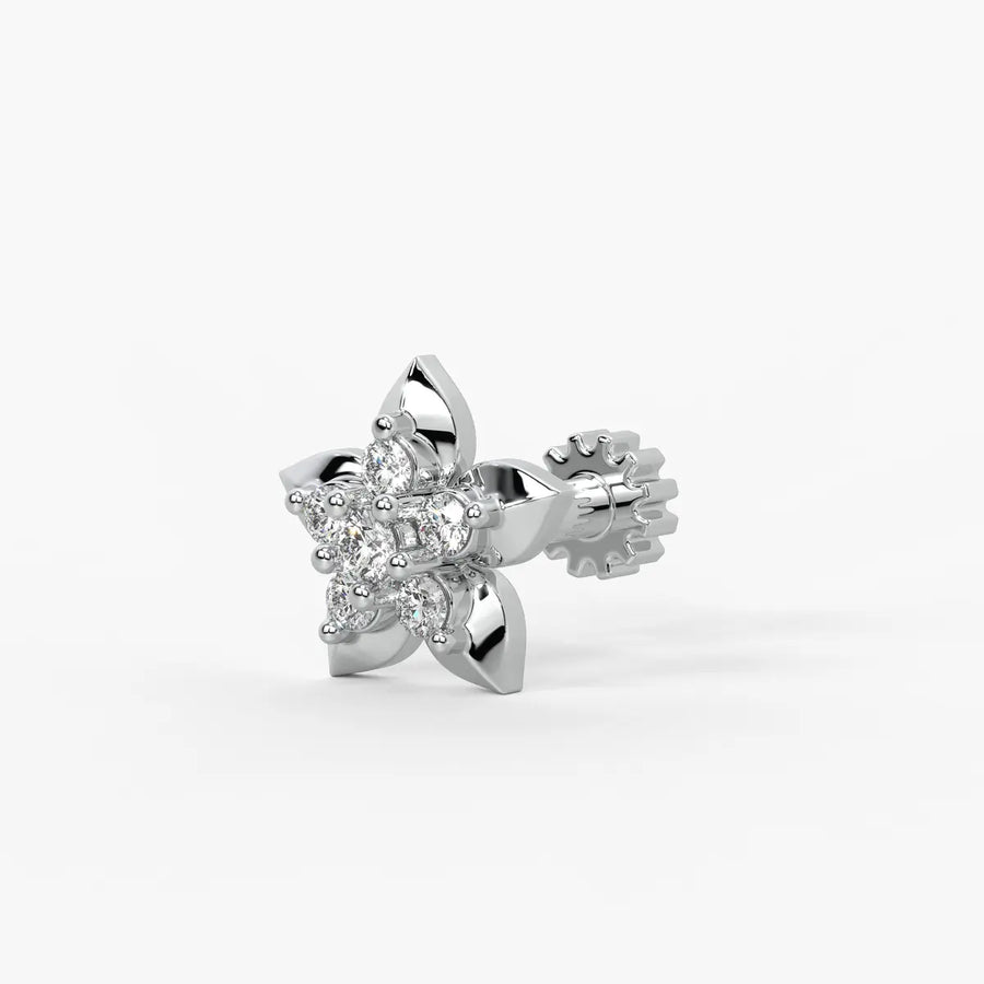Petal Star Cluster Nose Pin