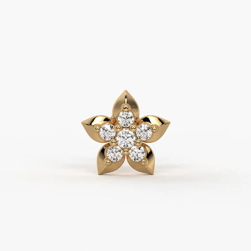 Petal Star Cluster Nose Pin