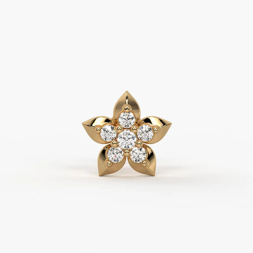 Petal Star Cluster Nose Pin