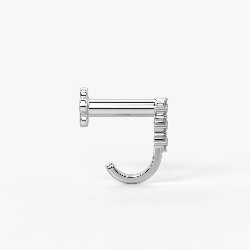 Triple Curve Stud Nose Pin