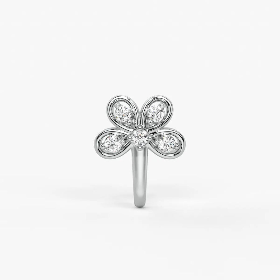 Floral Cluster Nose Pin Stud
