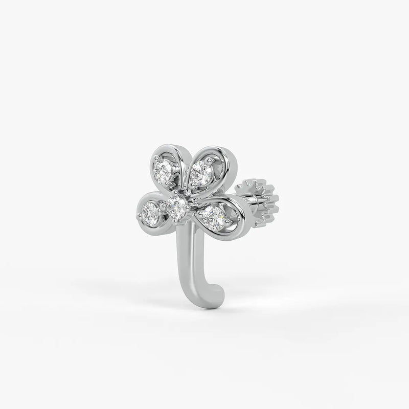 Floral Cluster Nose Pin Stud