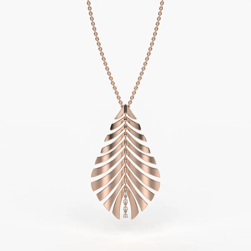 Fern Leaf Tapered Pendant