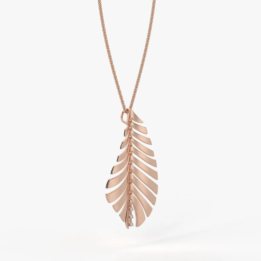 Fern Leaf Tapered Pendant