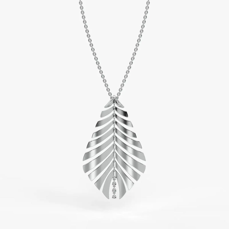 Fern Leaf Tapered Pendant