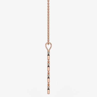 Stacked Cushion Diamond Pendant