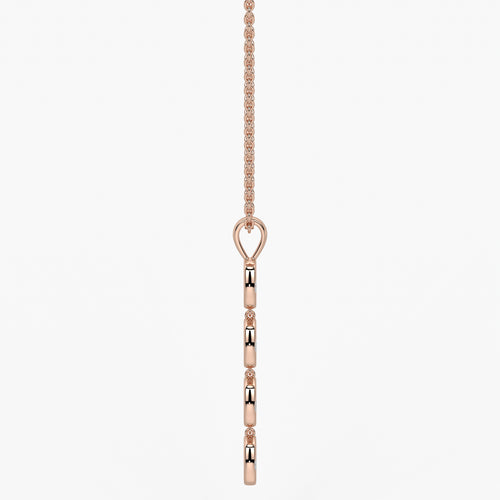 Stacked Cushion Diamond Pendant