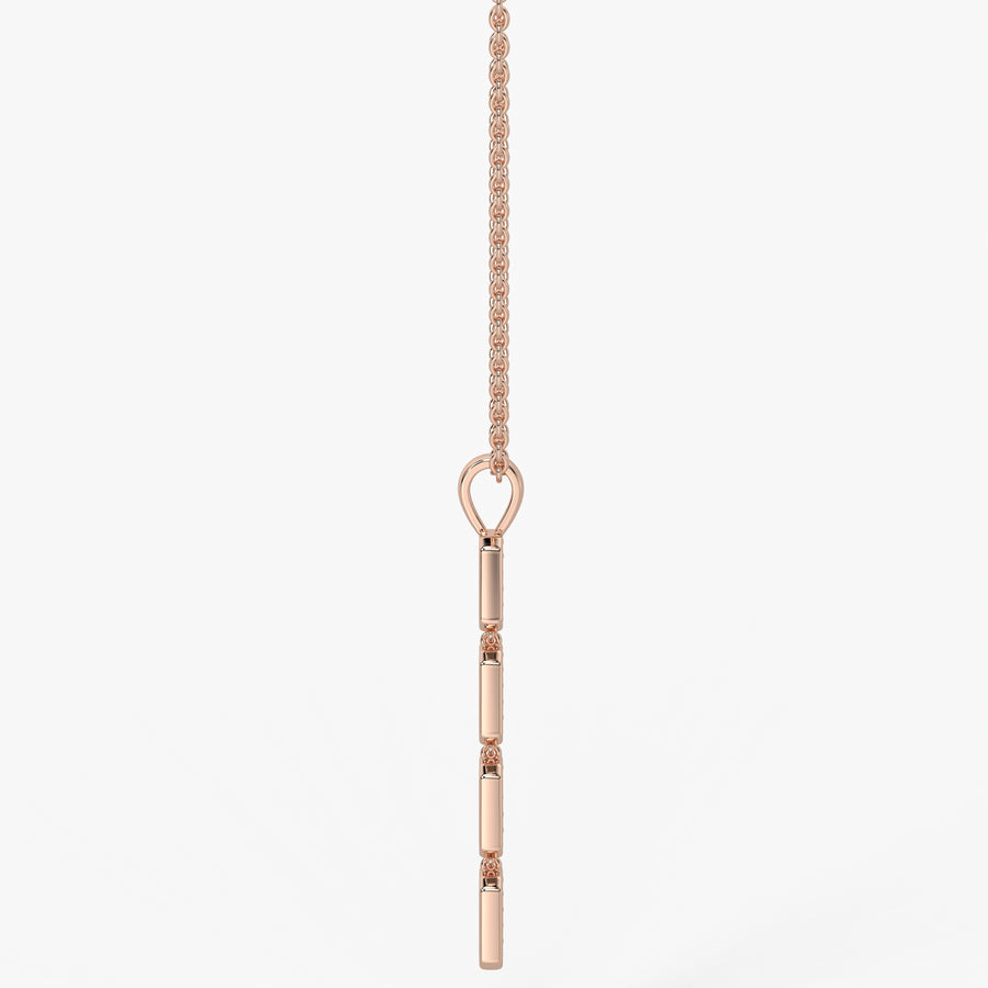Prism Bar Diamond Pendant