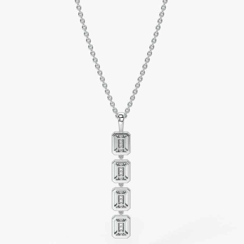 Prism Bar Diamond Pendant