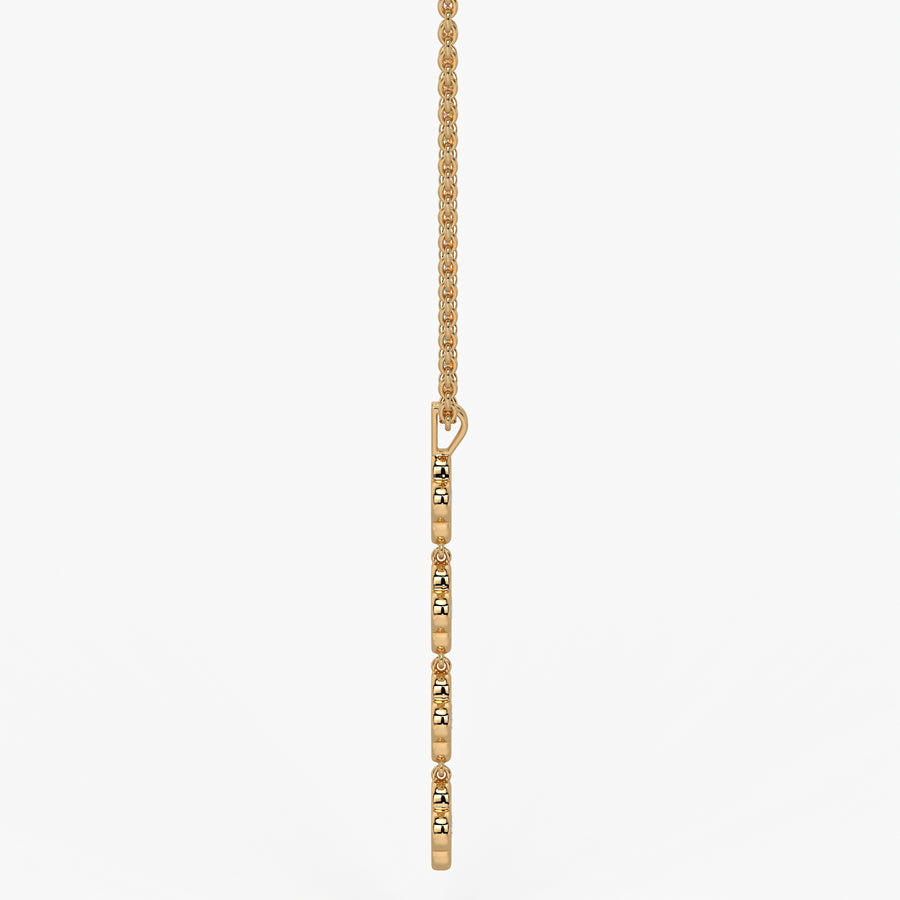 Clover Link Diamond Pendant