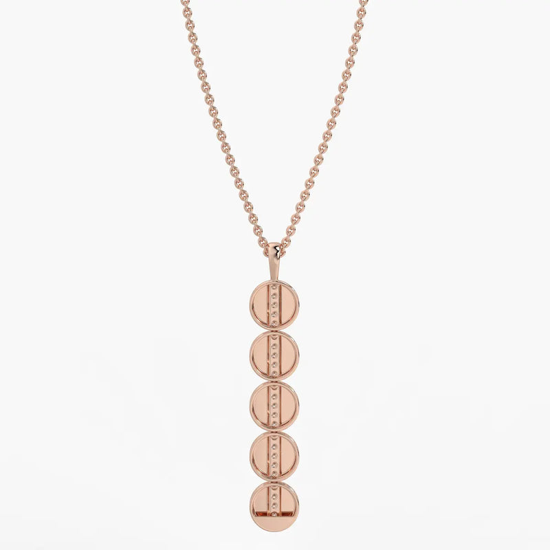 Orbit Disc Diamond Pendant