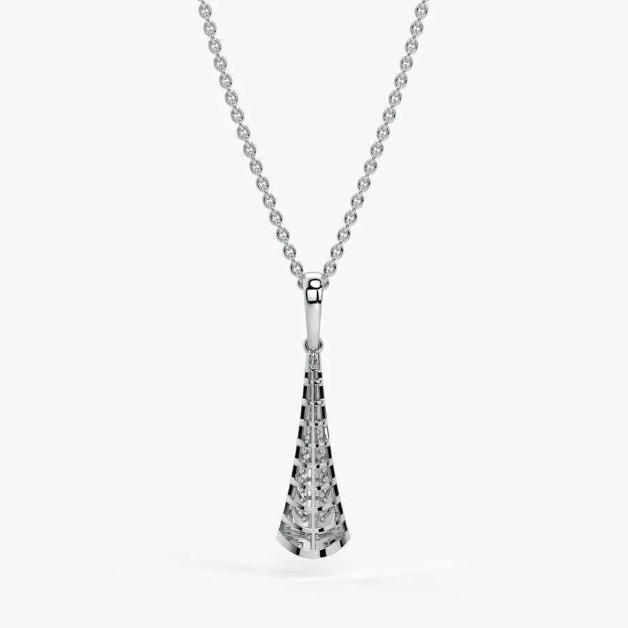Glide Curve Diamond Pendant