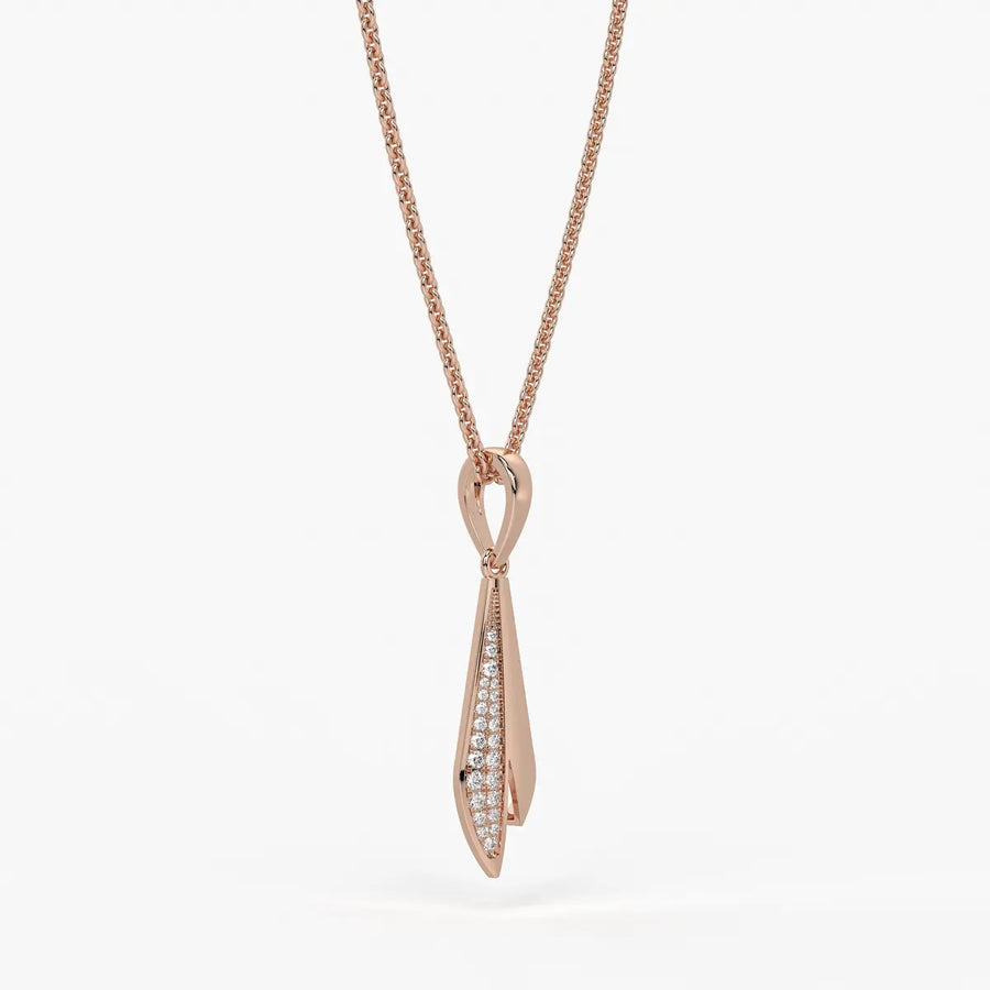 Tapered Blade Drop Pendant