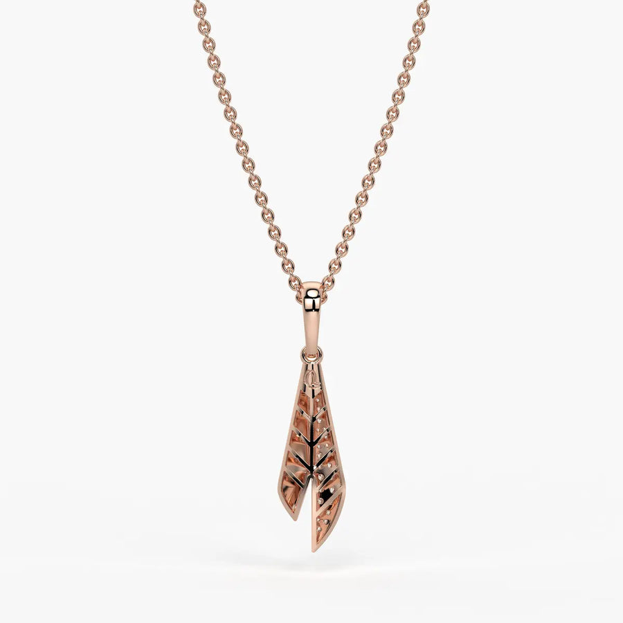 Tapered Blade Drop Pendant