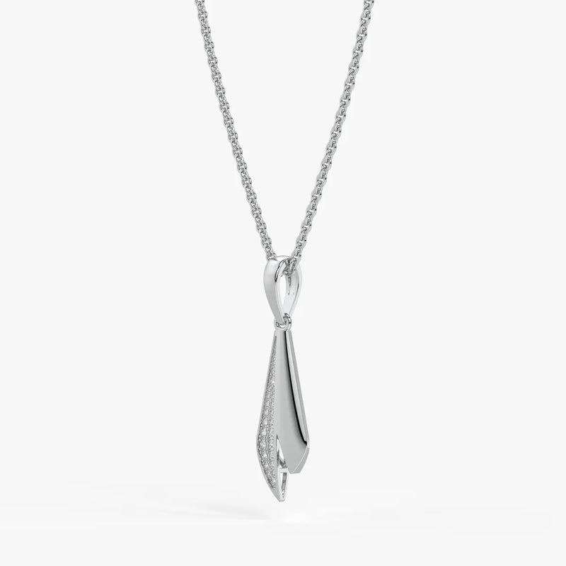 Tapered Blade Drop Pendant