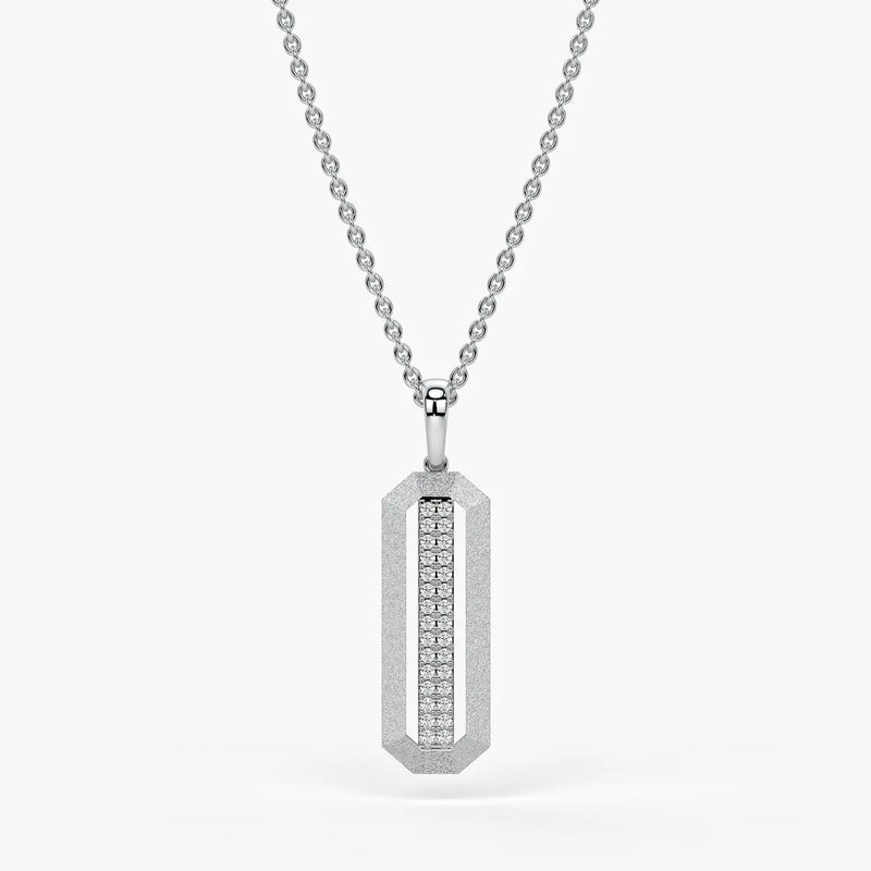 Octagon Bar Drop Pendant