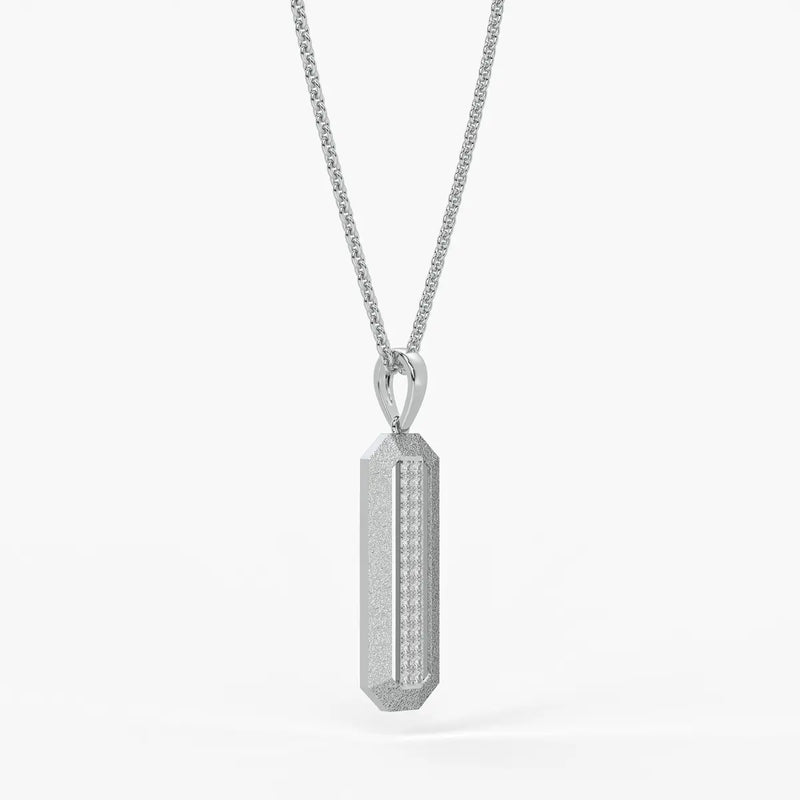 Octagon Bar Drop Pendant