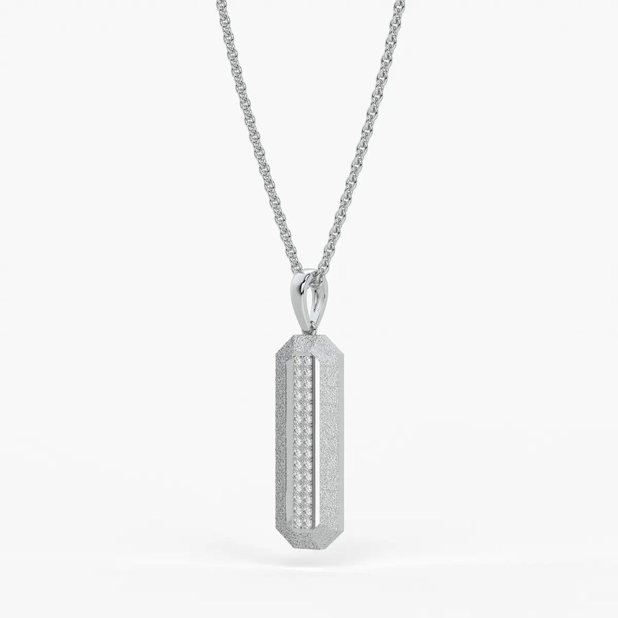 Octagon Bar Drop Pendant