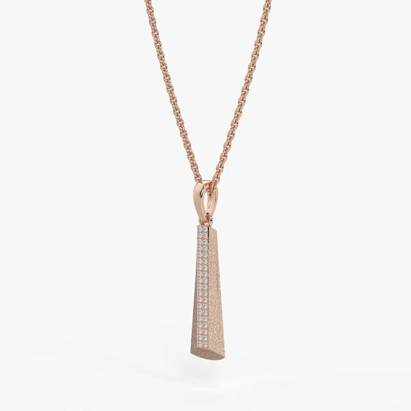 Tapered Prism Drop Pendant