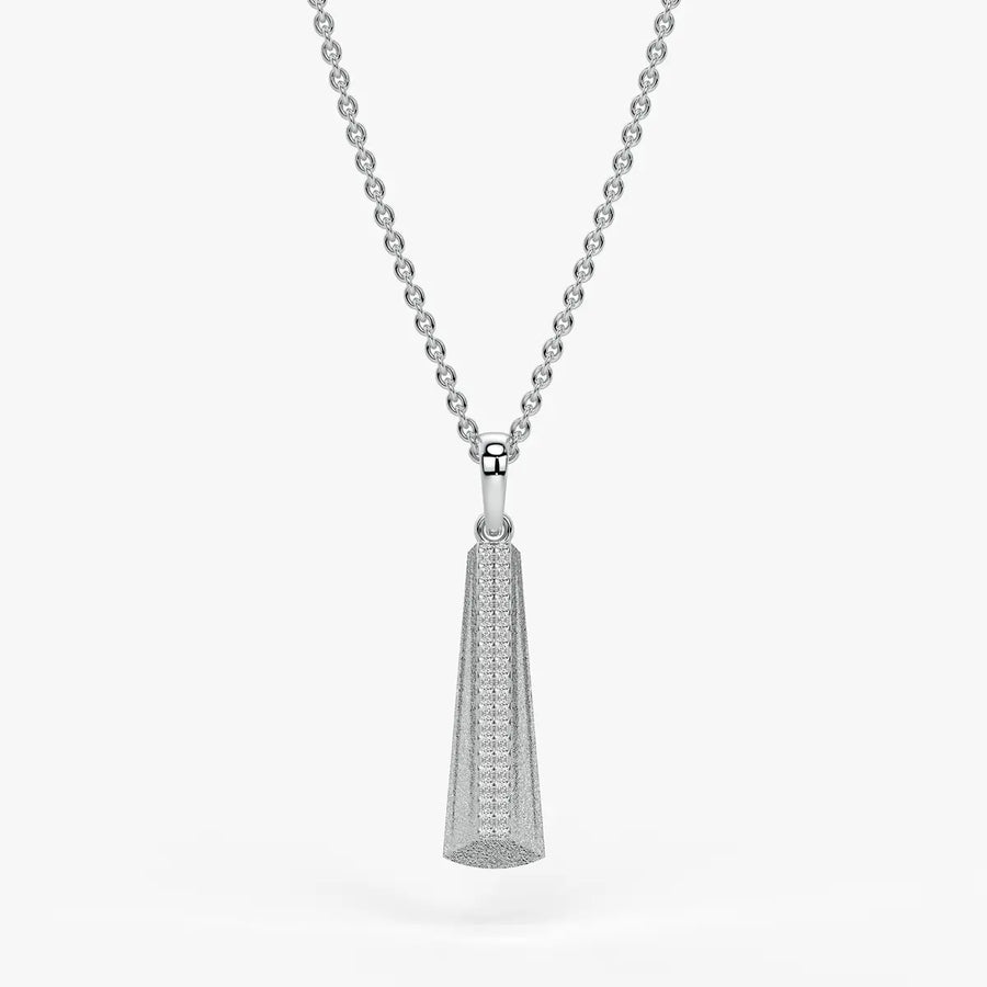 Tapered Prism Drop Pendant