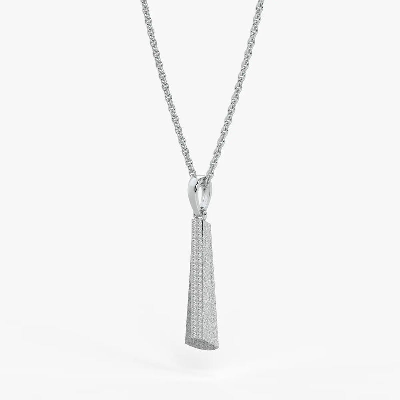 Tapered Prism Drop Pendant