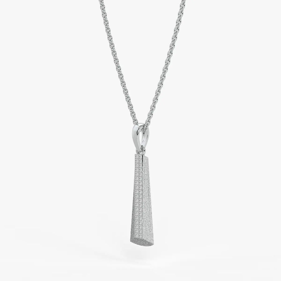 Tapered Prism Drop Pendant