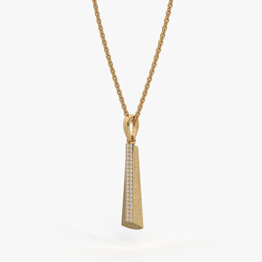 Tapered Prism Drop Pendant