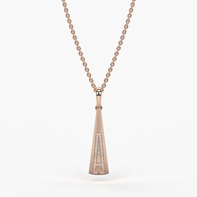 Modern Teardrop Pendant