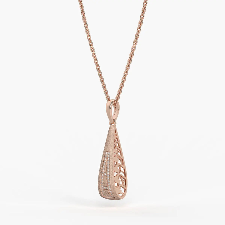 Modern Teardrop Pendant