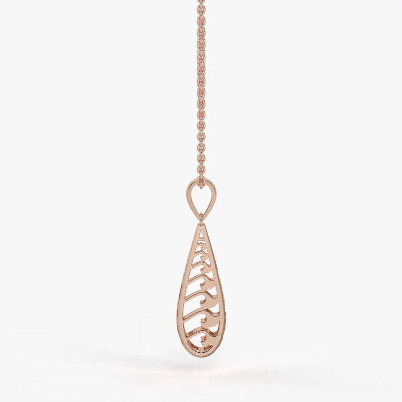 Modern Teardrop Pendant