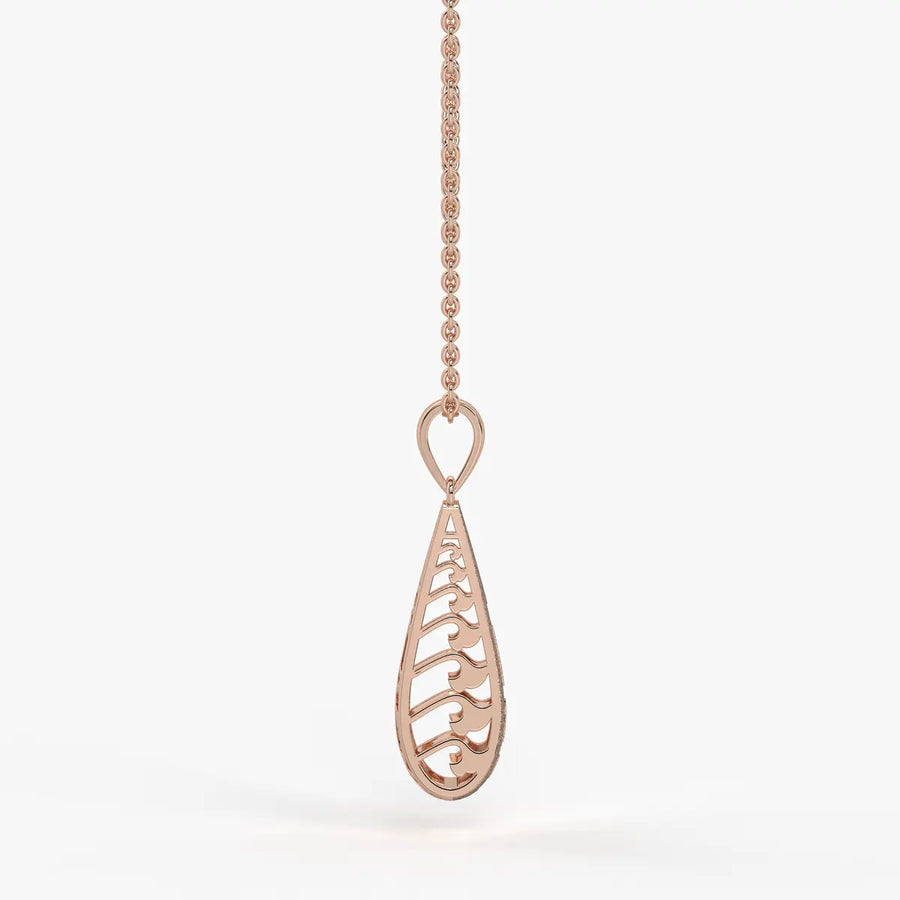 Modern Teardrop Pendant