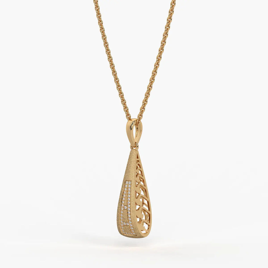 Modern Teardrop Pendant