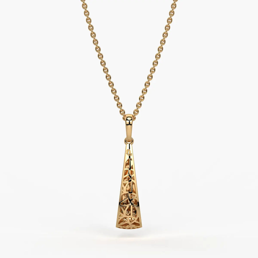 Modern Teardrop Pendant