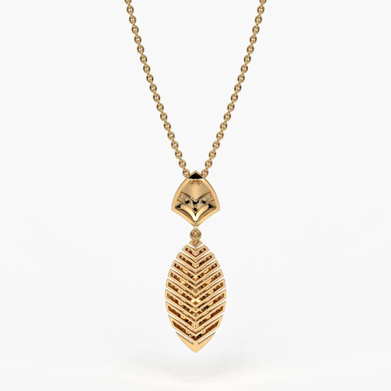 Plumera Chevron Diamond Pendant