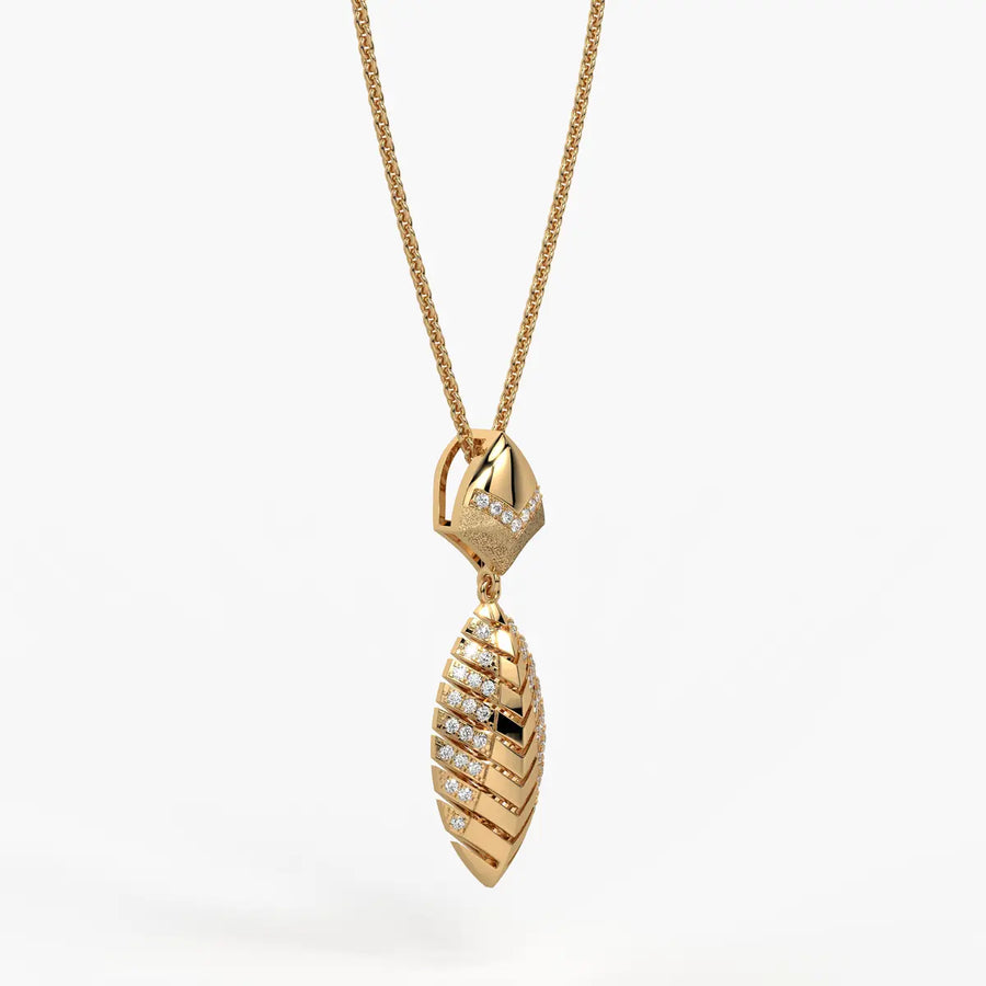 Plumera Chevron Diamond Pendant