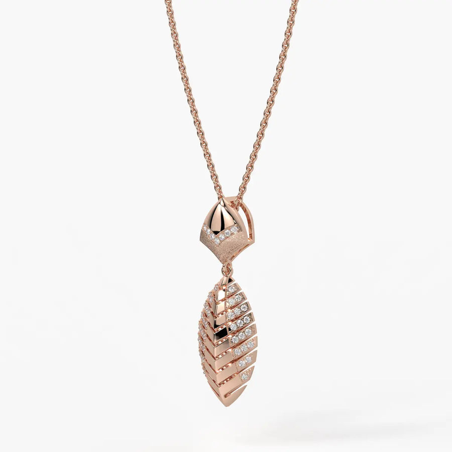 Plumera Chevron Diamond Pendant
