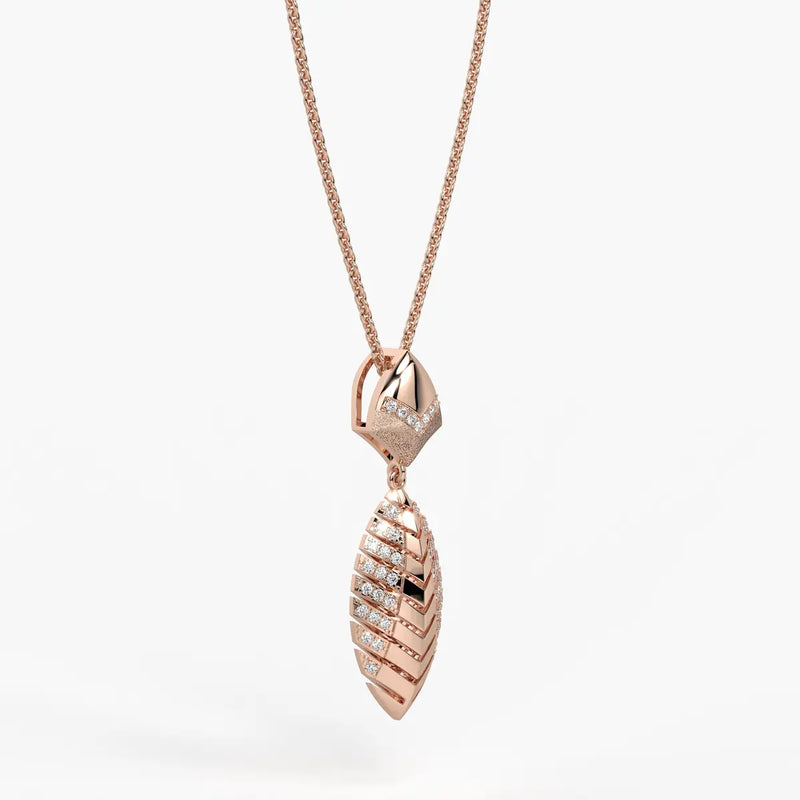 Plumera Chevron Diamond Pendant