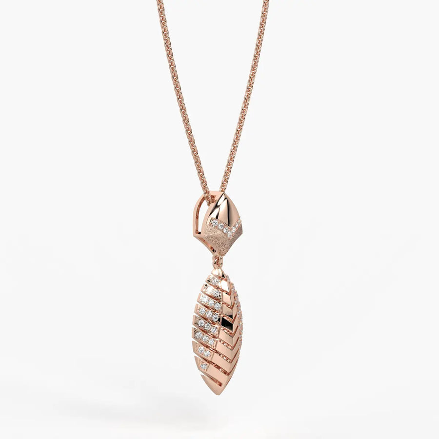 Plumera Chevron Diamond Pendant