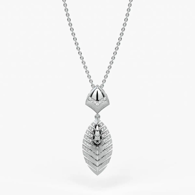 Plumera Chevron Diamond Pendant
