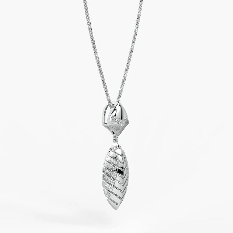 Plumera Chevron Diamond Pendant