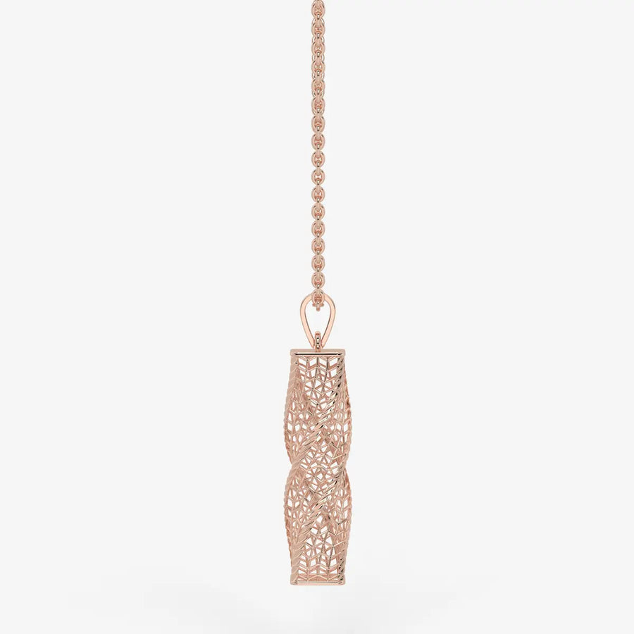 Spiral Mesh Bar Pendant