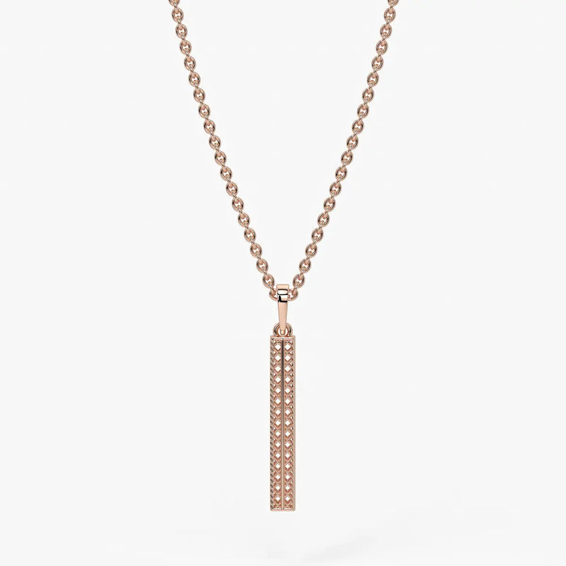 Linear Openwork Bar Pendant